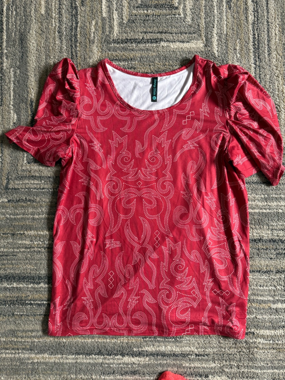 Sterling Kreek Stitched Out Top